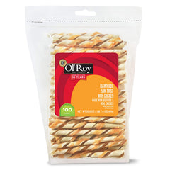 Ol' Roy Rawhide 5 pulgadas twist con pollo para perros, entretenimiento al masticar