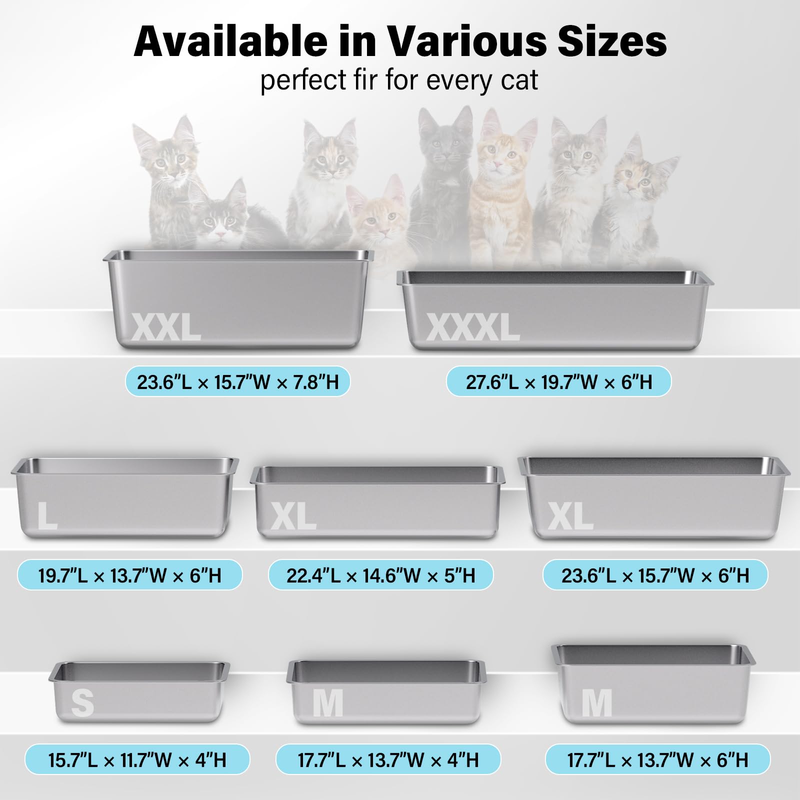 Olacat caja para gatos grandes, ideal para hogares con varios felinos.