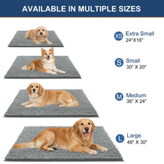 OLANLY Chenille suave: sensación acogedora para patas cansadas tras pasear.