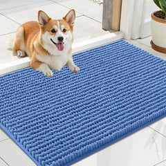 OLANLY alfombra puerta para perros, patitas mojadas absorbidas para pasillo limpio.