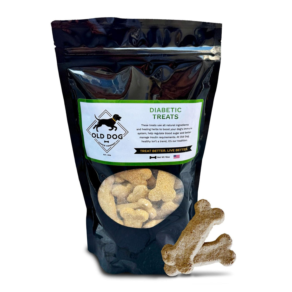Old Dog Cookie Company galletas diabeticas en empaque 10 oz para snack diario