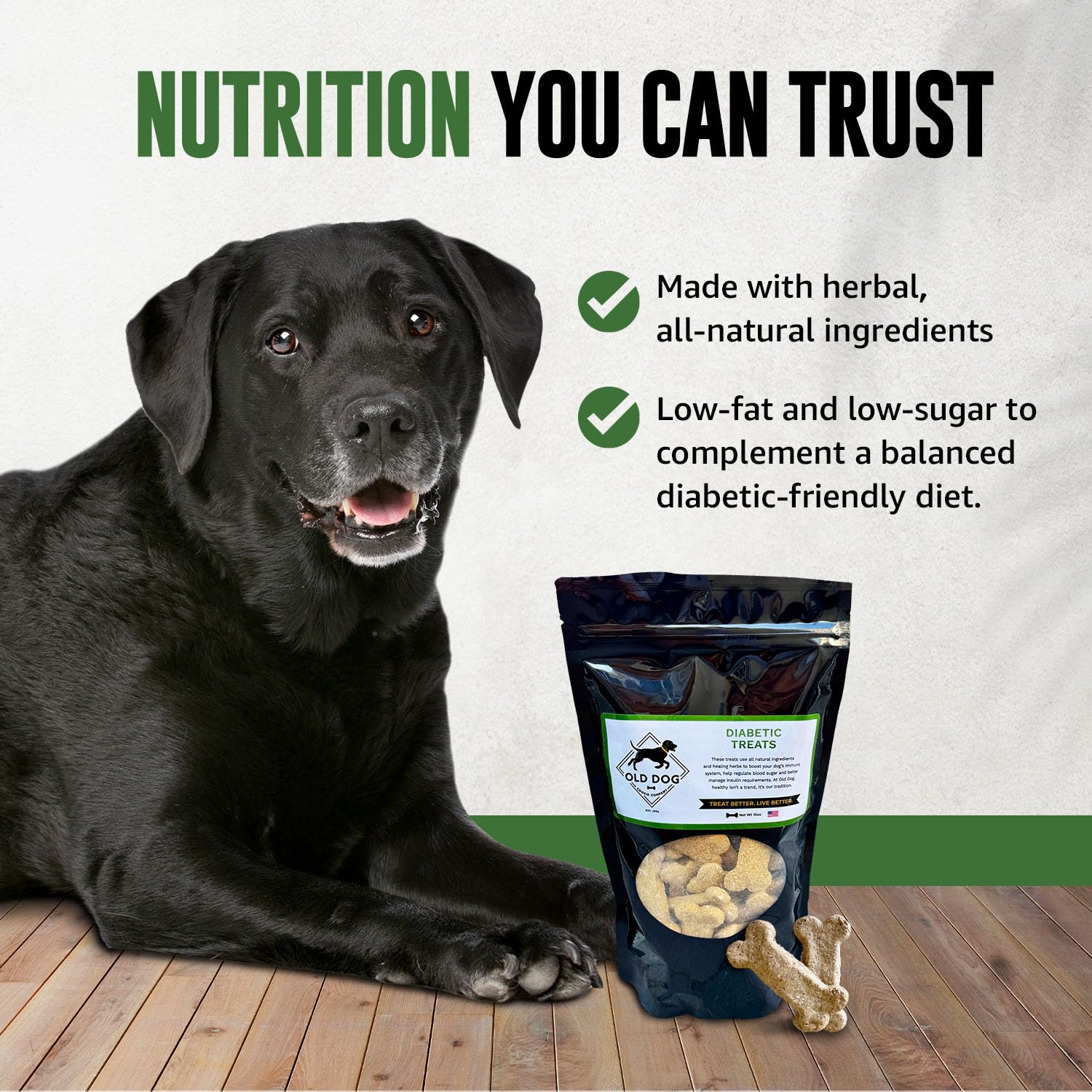 Old Dog Cookie Company snack saludable para perros mayores
