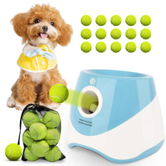 OLenyer lanzador automático de bolas para perros en funcionamiento