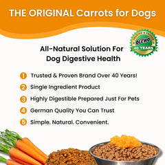 Olewo Zanahorias Originales para Perros: apoyo digestivo para perros sensibles