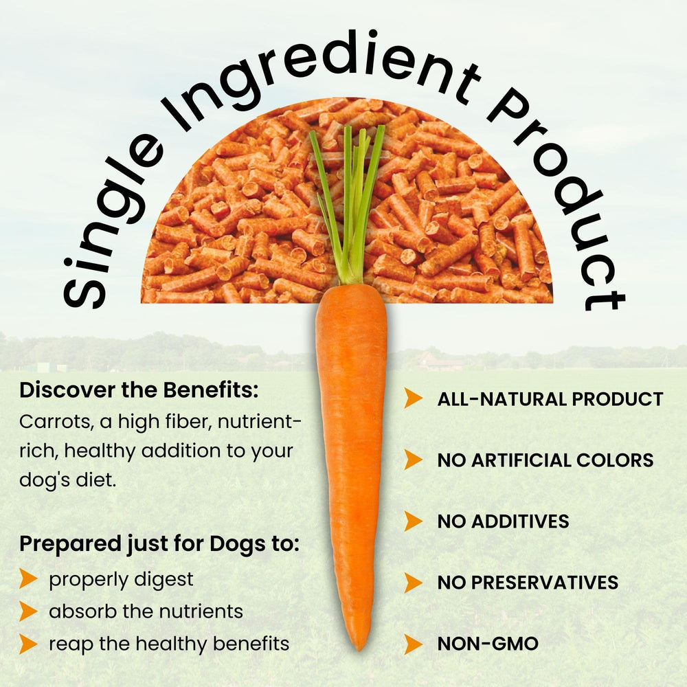 Olewo Zanahorias Originales para Perros: fibra prebiótica y probióticos para salud intestinal