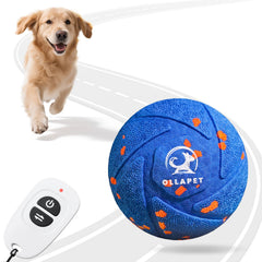 Ollapet bola interactiva para perros azul, ideal para ejercicio diario y juego estimulante.