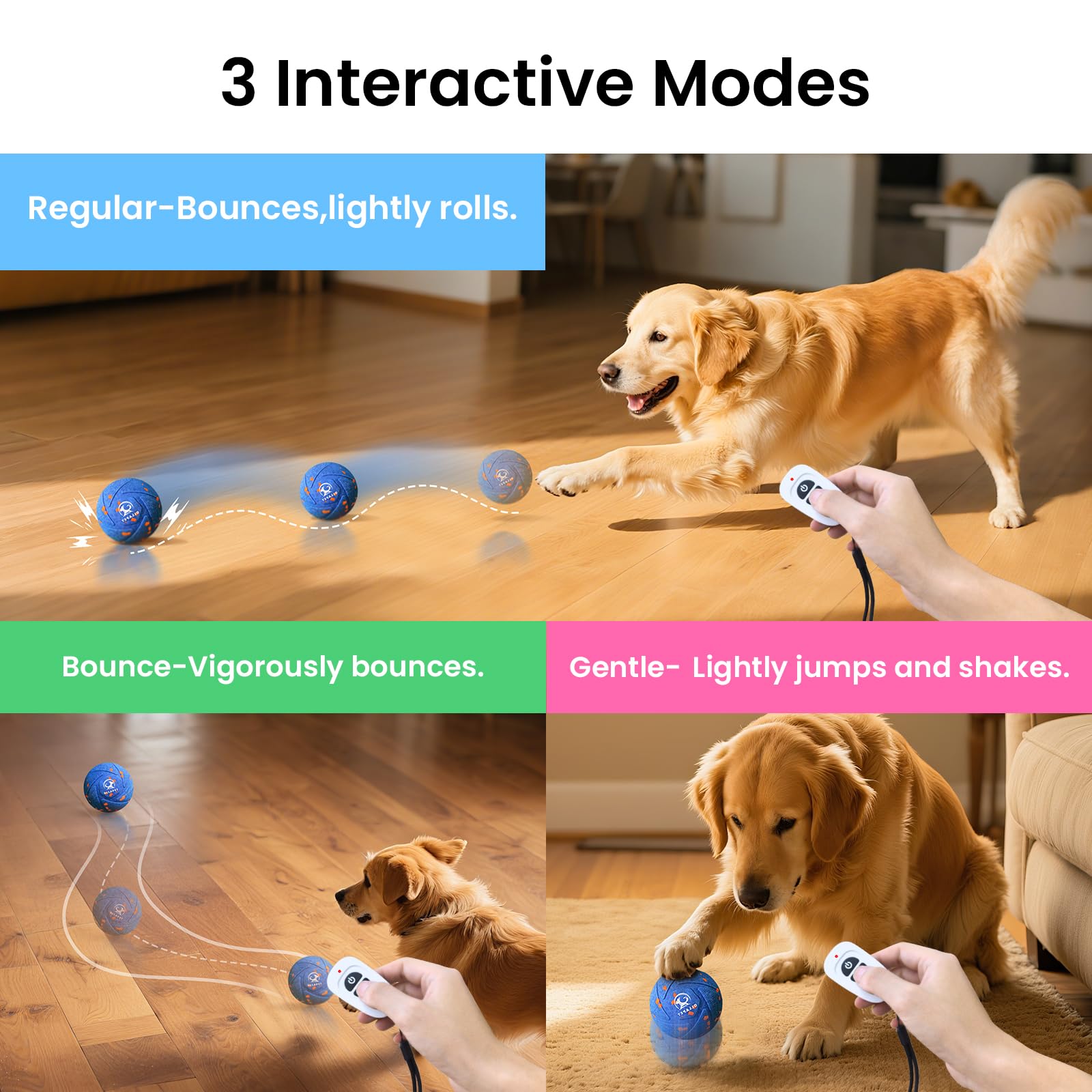 Ollapet bola con IPX7, fácil limpieza después de juegos en agua.