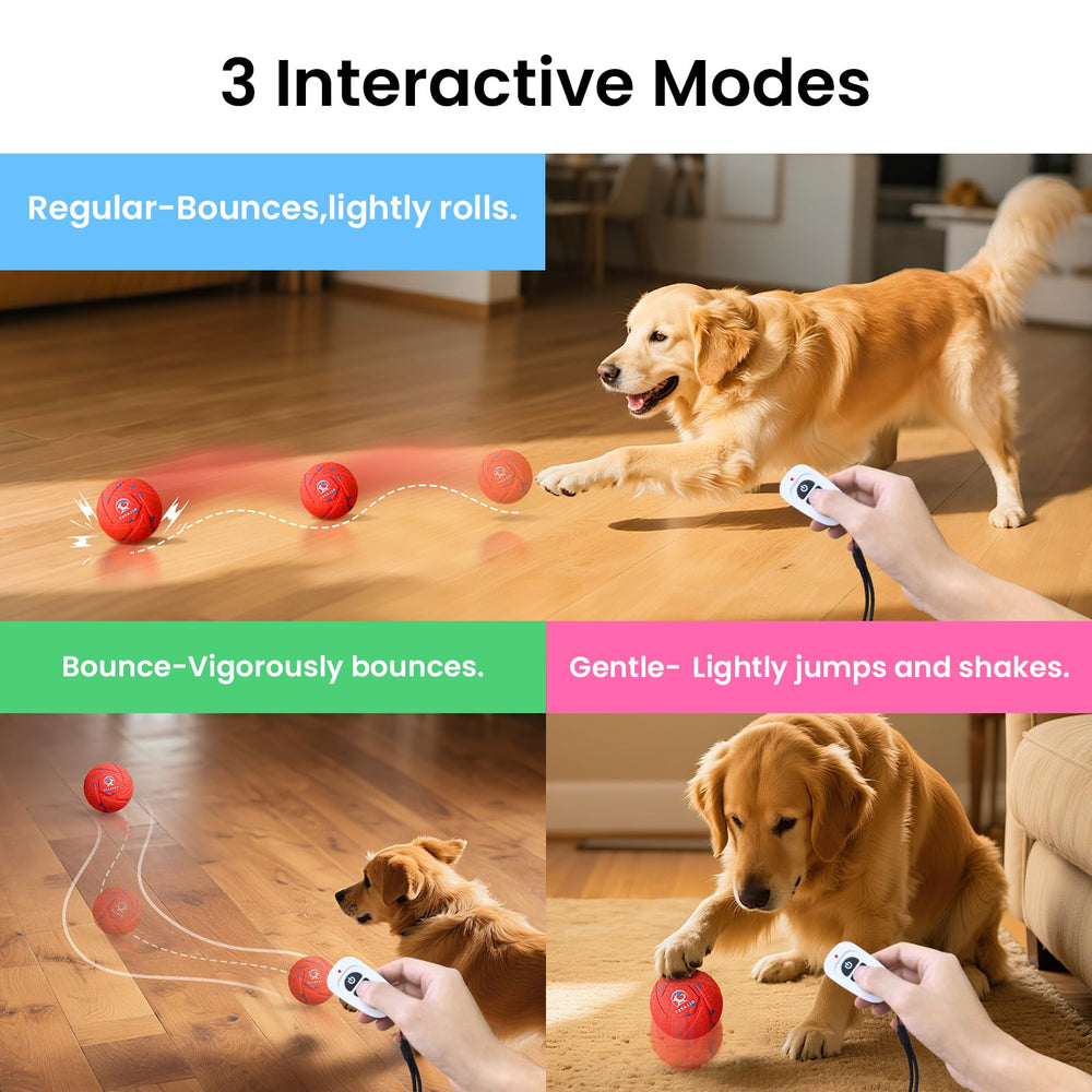 Ollapet bola roja de 3,2 pulgadas, tamaño ideal para perros grandes.