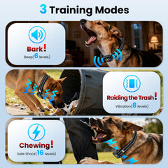 Ollapet collar con modos de sonido, vibración y choque para entrenamiento versátil