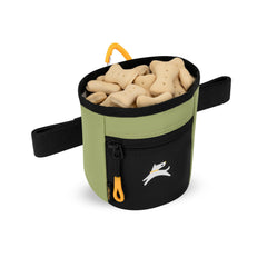 OllyDog bolsa versátil con tres formas de llevar para entrenamiento sin manos.