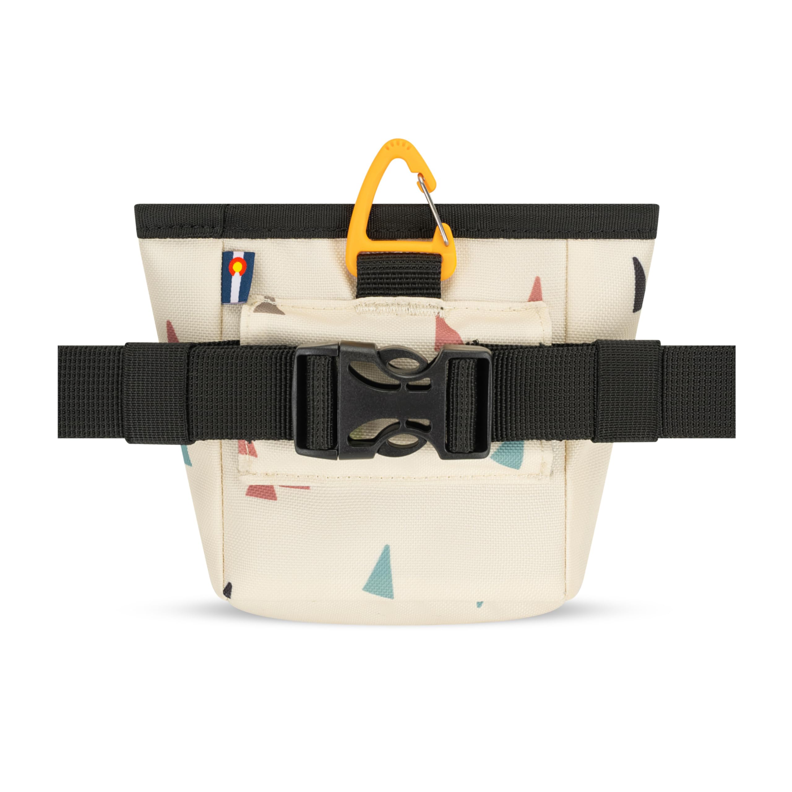 OllyDog Goodie Treat Bag Terrazzo, tejido reciclado, duradero y resistente al agua.