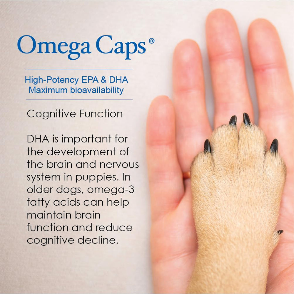 Omega Caps ES, formulado por veterinarios para seguridad y pureza
