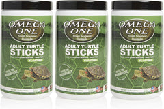 Omega One bastones tortuga adulta 12-5oz para nutrición equilibrada