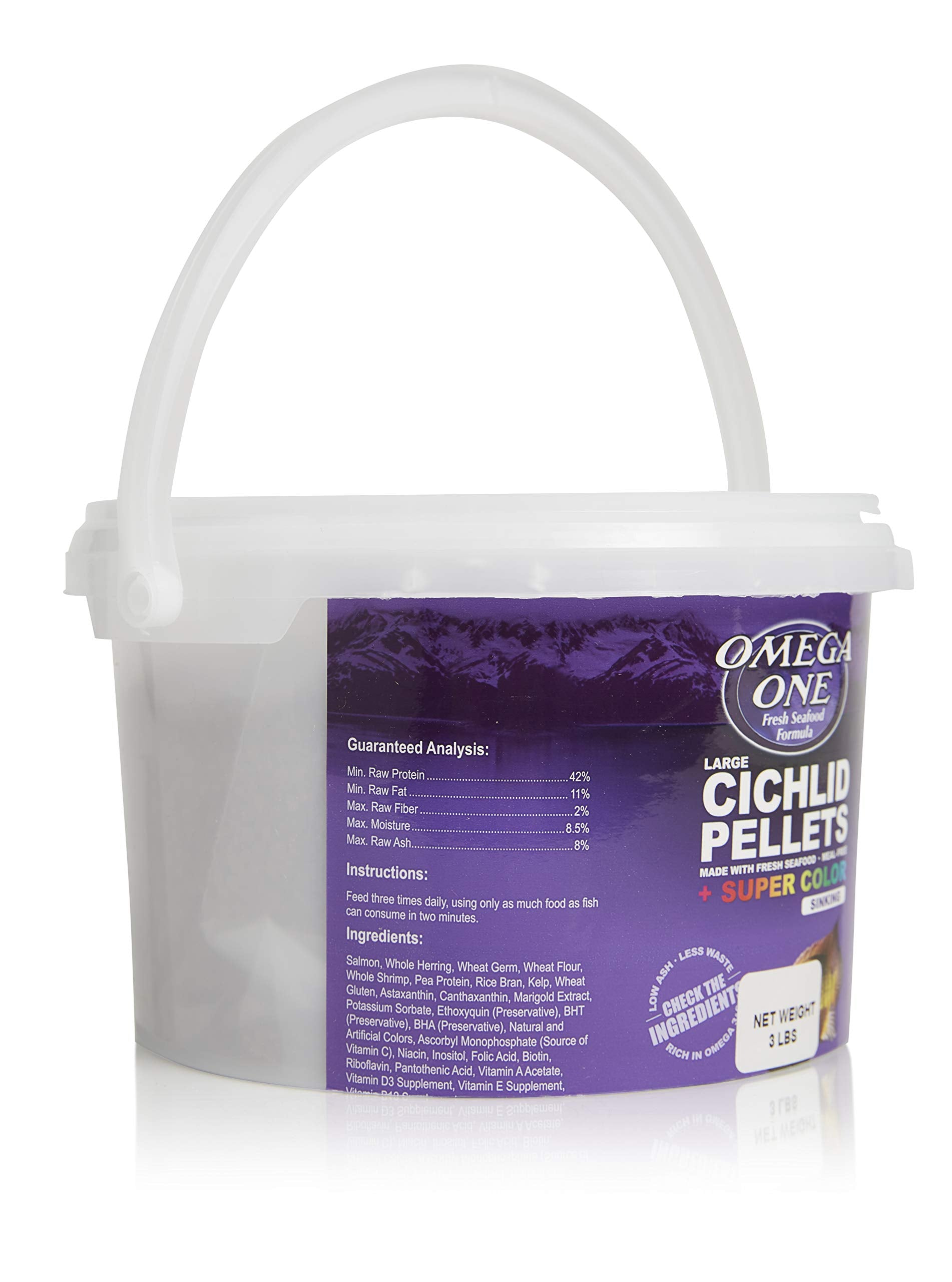 Omega One pellets para cíclidos con coloración viva y atractiva