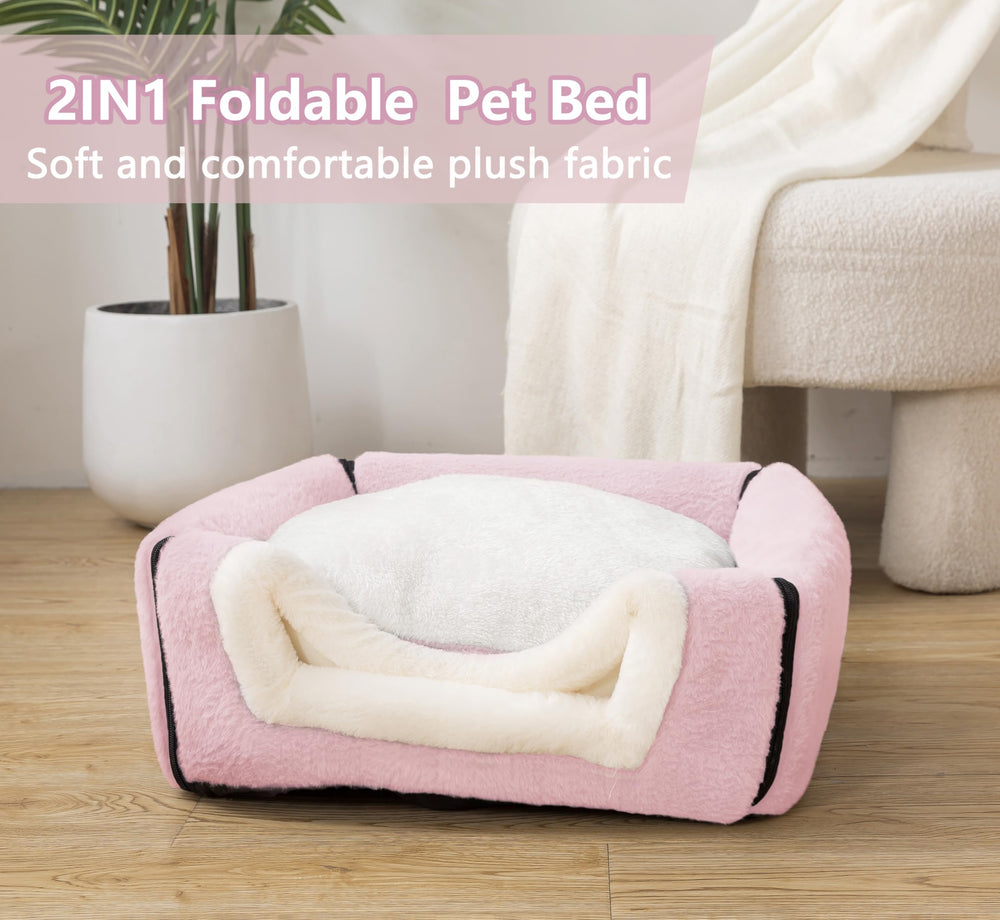 Base antideslizante e impermeable de OMIVIER para cama de mascota.