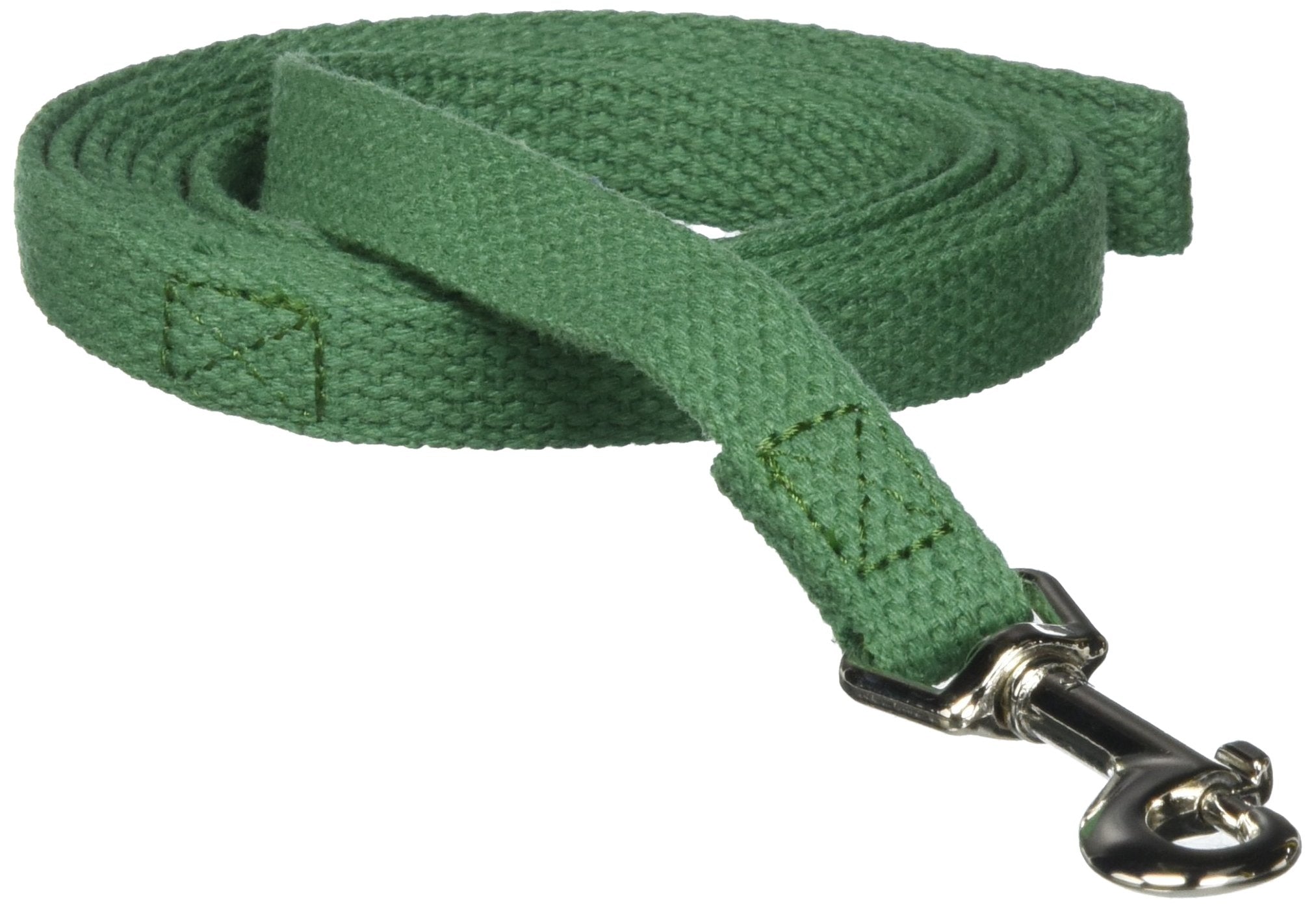 OmniPet correa de entrenamiento para perro en algodón verde, ideal para sesiones de control suave y resistente.