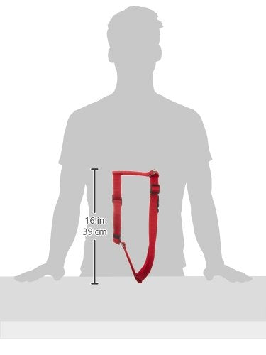 OmniPet Kwik Klip arnés ajustable en nylon visto de espalda; ajuste cuello y pecho fácil
