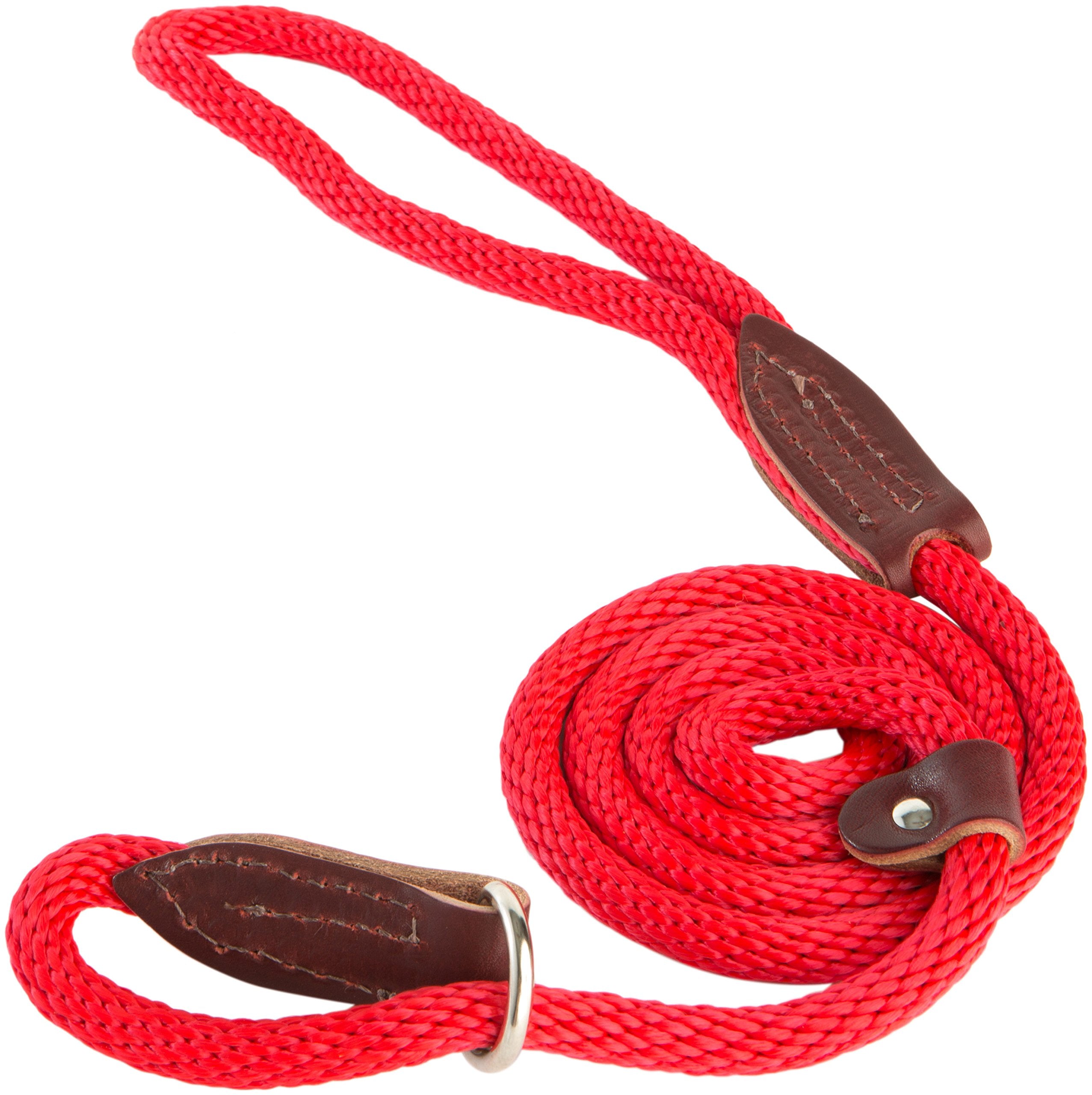 OmniPet Leather Brothers 3603-RD, correa roja, ideal para paseos seguros y cómodos.
