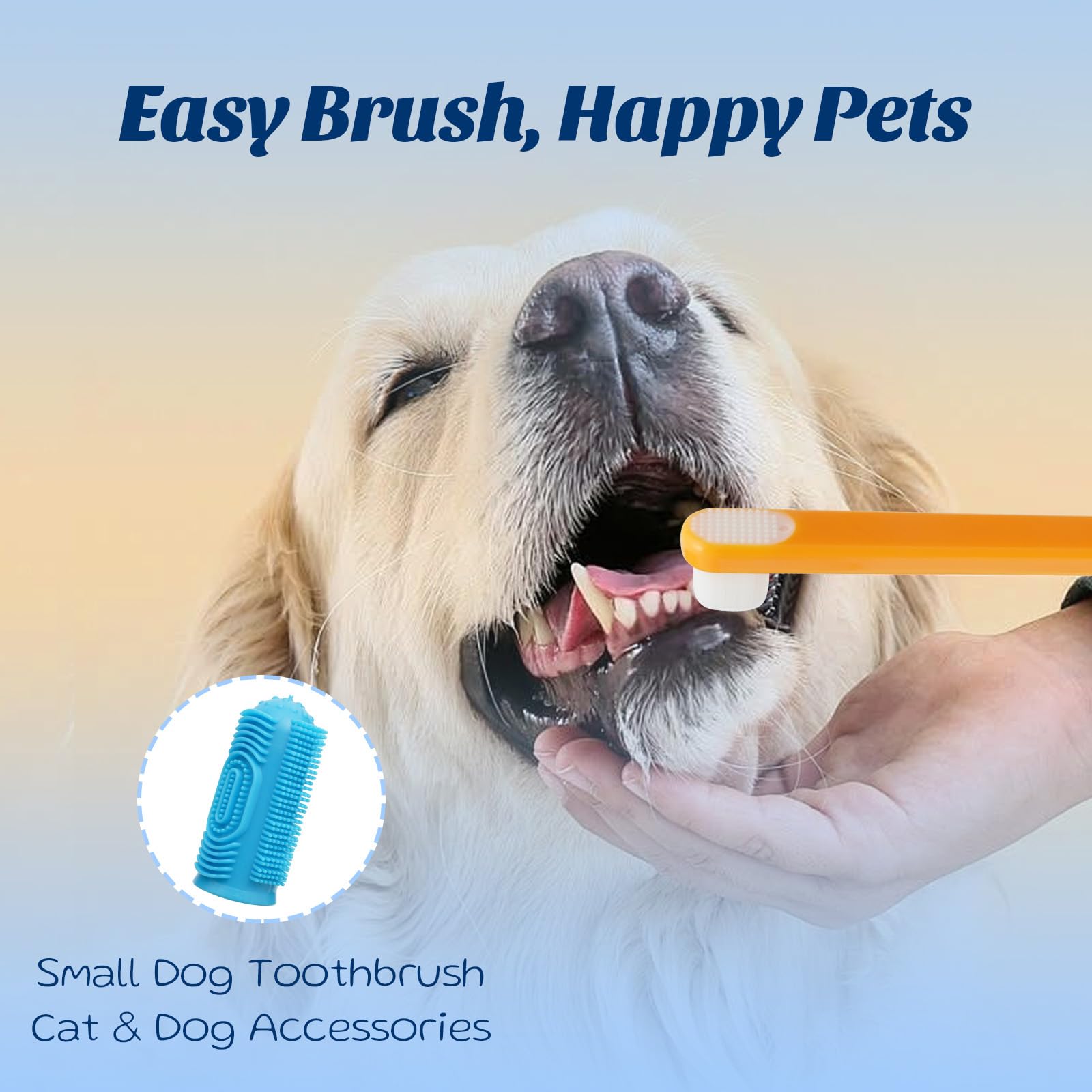 Kit de cepillado bucal OMYGYM para perros y gatos fácil de usar
