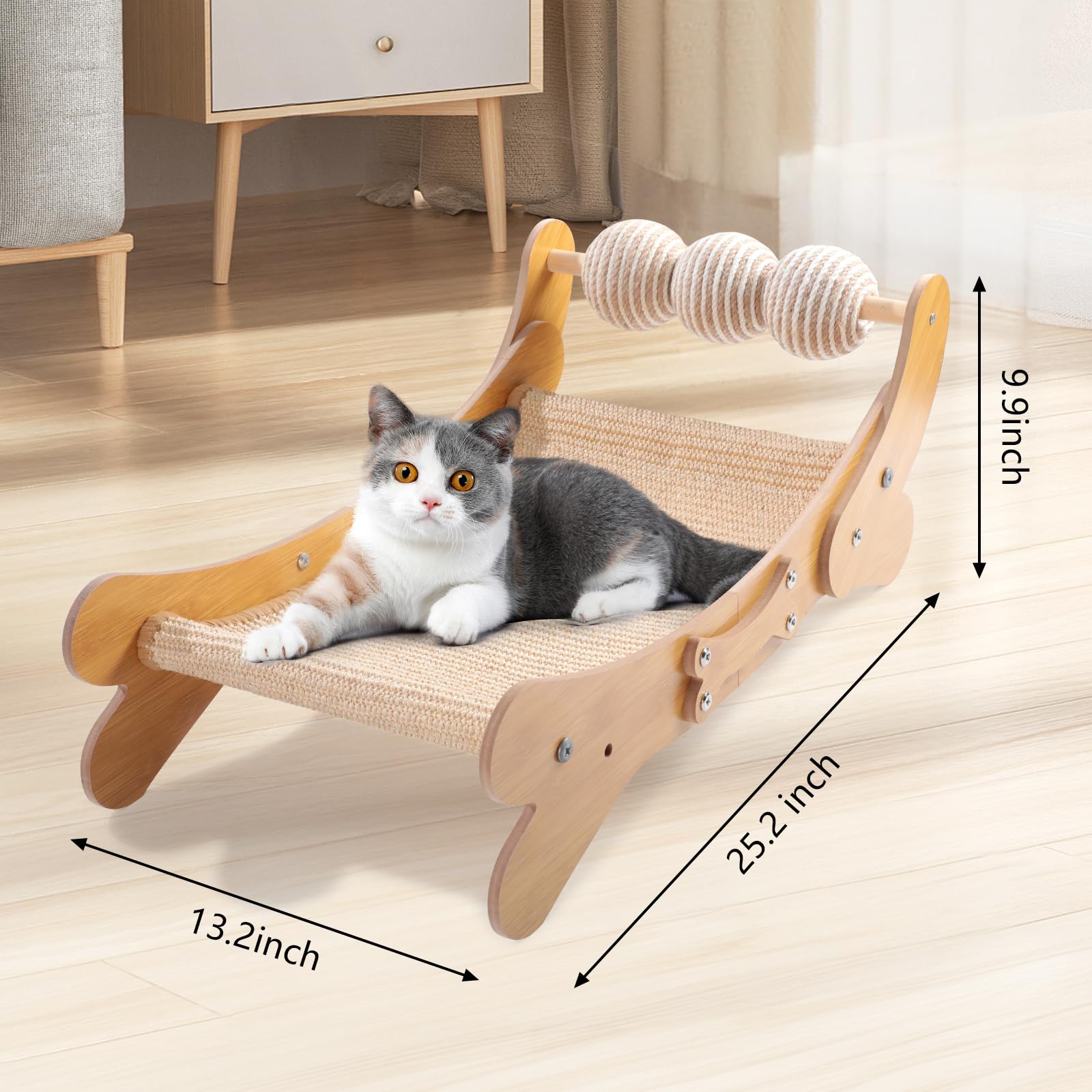 ondware bolas de sisal interactivas, juego estimulante para gatos.