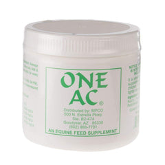 ONE AC Polvo 200 g, frasco, apoyo nutricional para caballos que no sudan