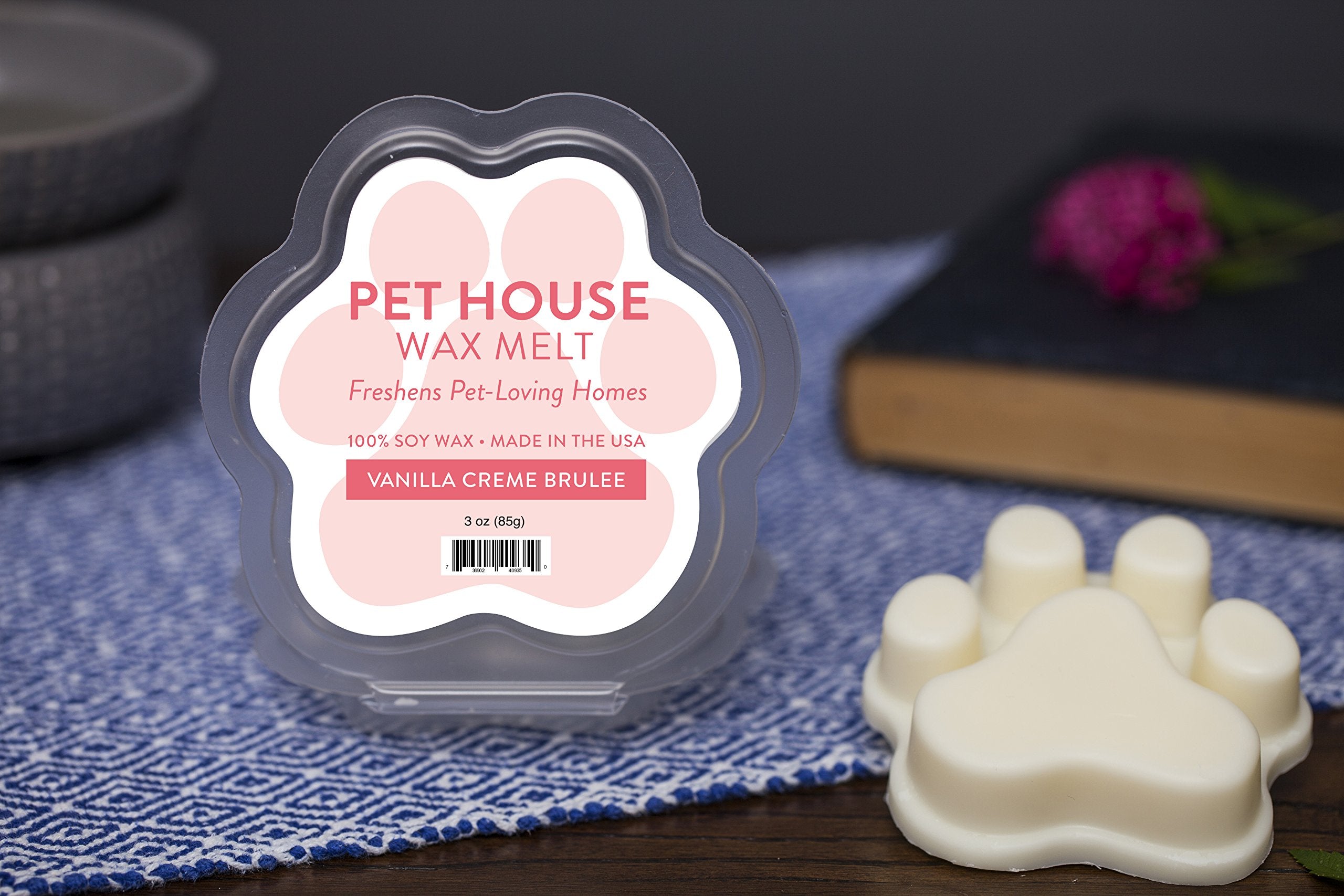 One Fur All Pet House aroma vainilla crème brûlée para sala.
