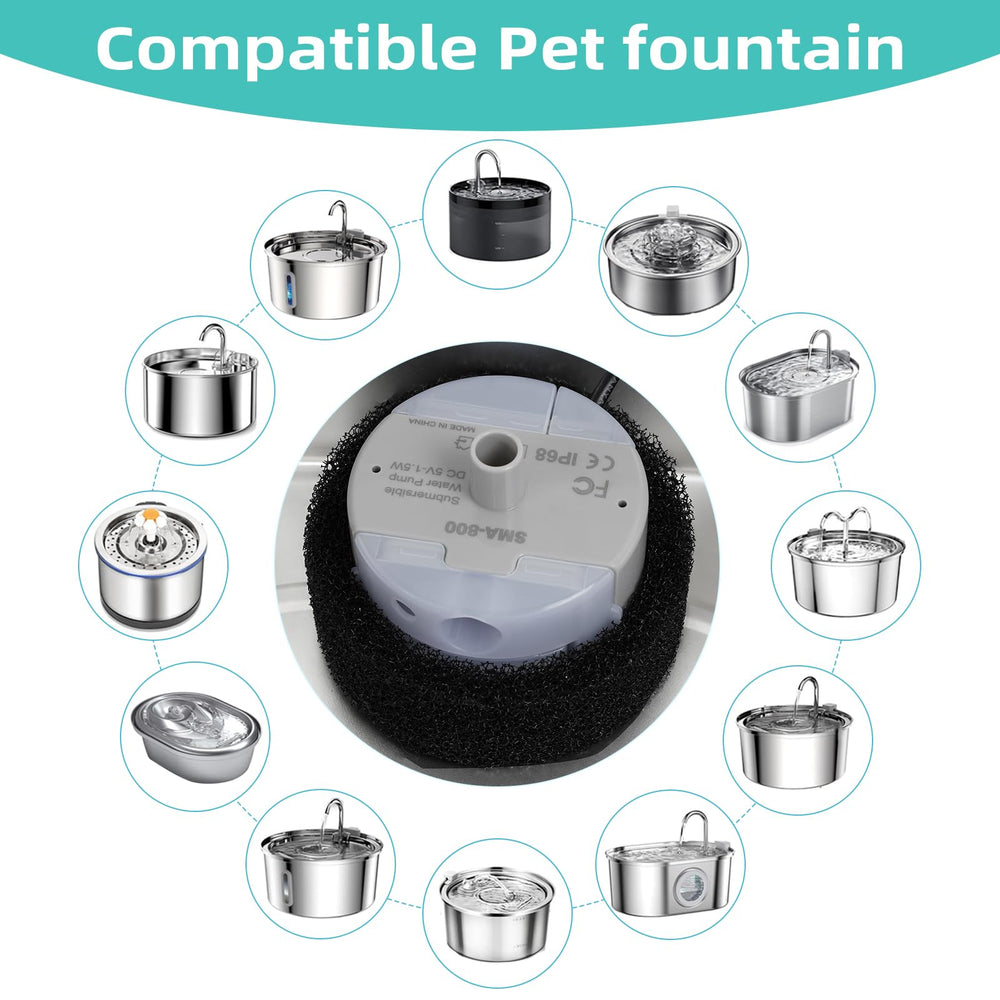 ONECUTE SMA-800 bomba facilita limpieza de fuentes y mantenimiento sencillo.