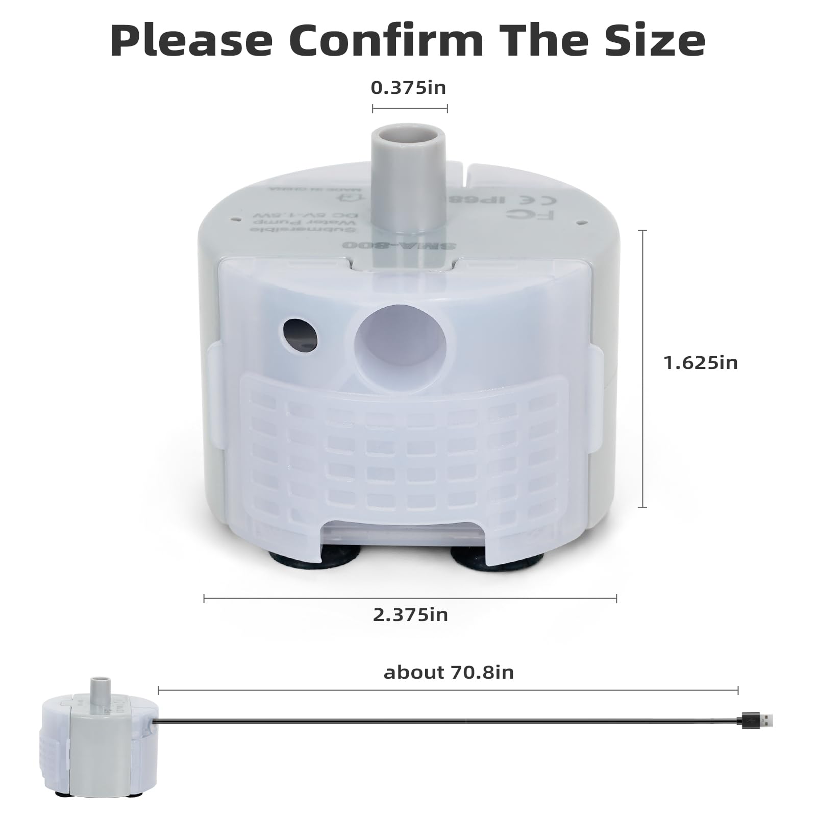 ONECUTE SMA-800 motor silencioso y eficiente, con poco ruido.