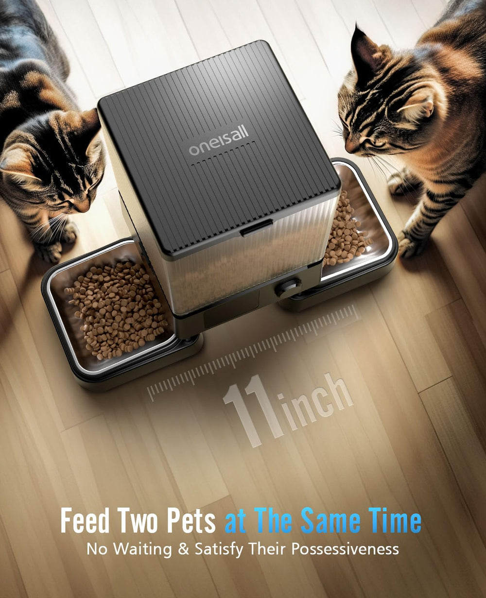 oneisall alimentador-gato-porciones-precisas porción de 10 g para cada comida