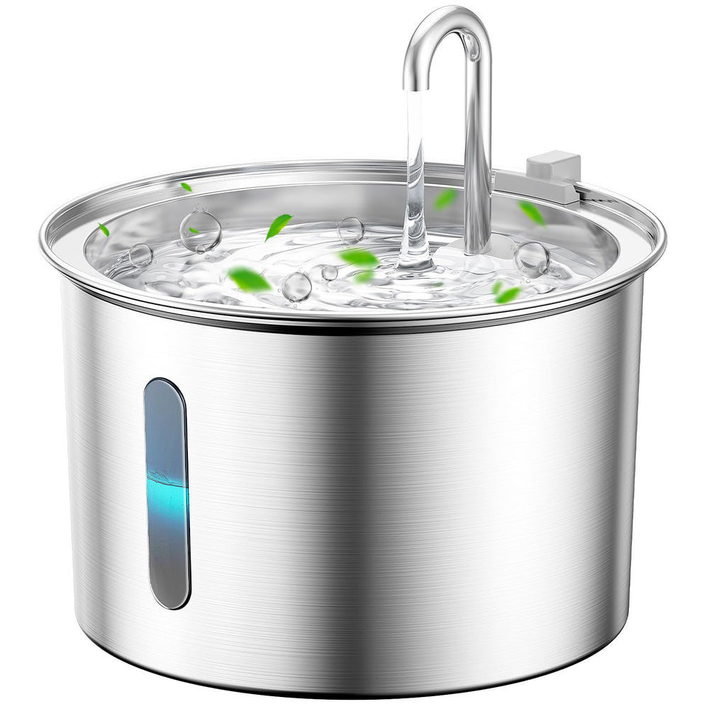 oneisall bebederos para gatos en acero inoxidable, agua fresca y segura