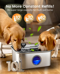 oneisall bebederos para perros de acero inoxidable, duraderos y fáciles de limpiar.