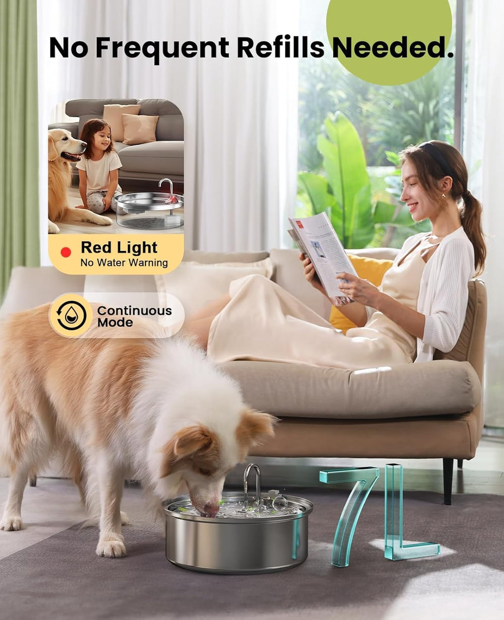 oneisall bebederos para perros grandes de acero inoxidable, duradero y seguro para agua limpia diaria.