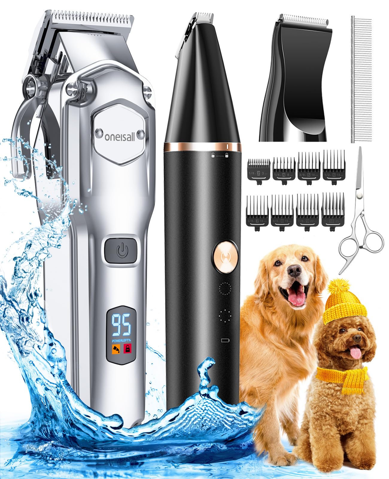 oneisall corta pelo de perro 6800rpm para un corte rápido en pelaje grueso