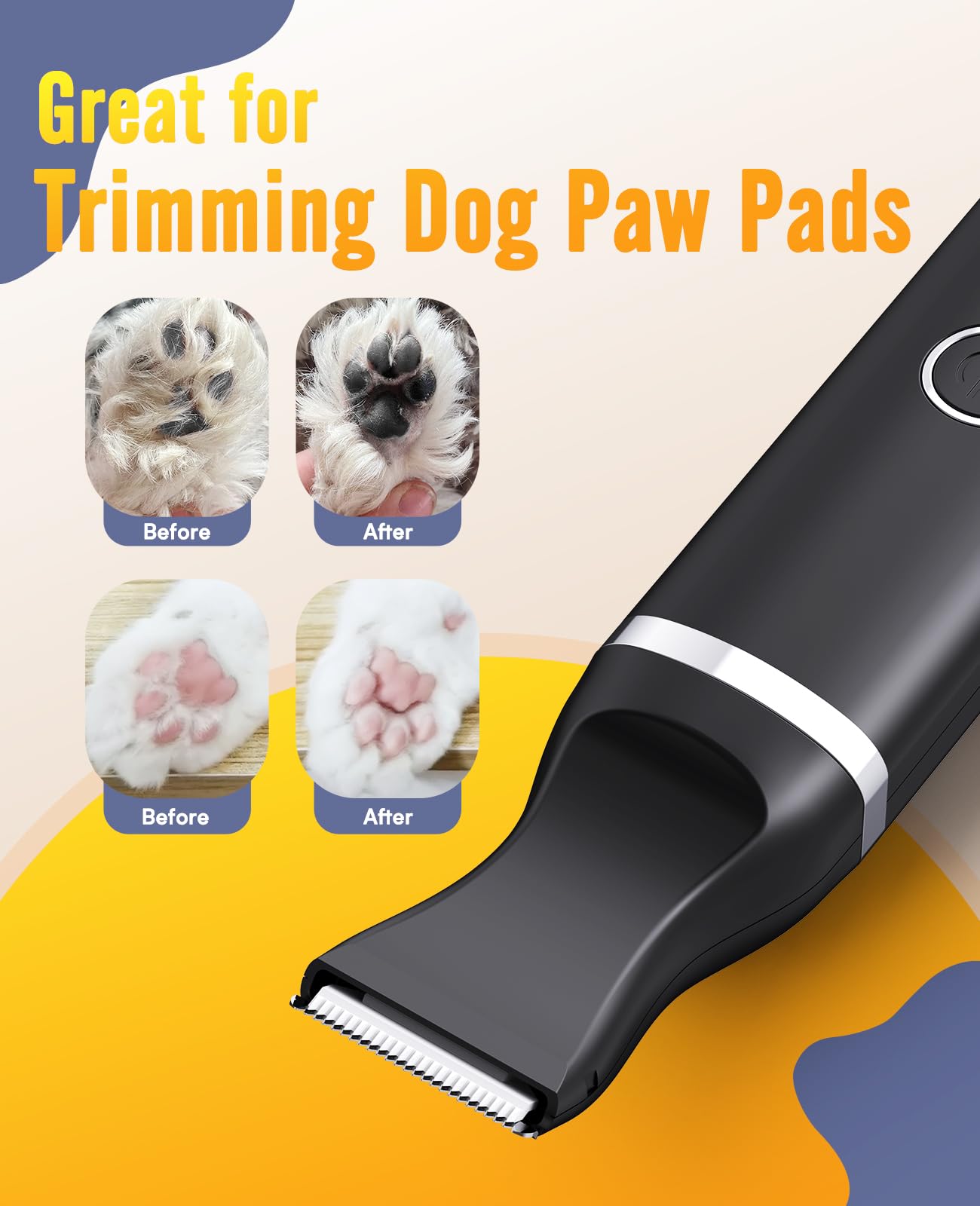 oneisall cortapatas perros diseño inalámbrico para moverse con libertad