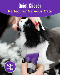 oneisall cortapelos para gatos, batería de larga duración para sesiones prolongadas