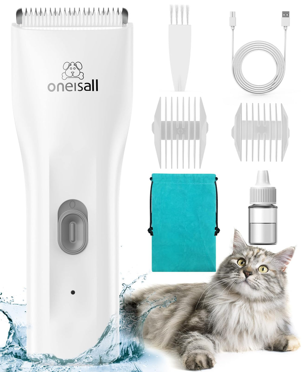 Oneisall cortapelos gatos pelaje enmarañado ofrece acabado suave.
