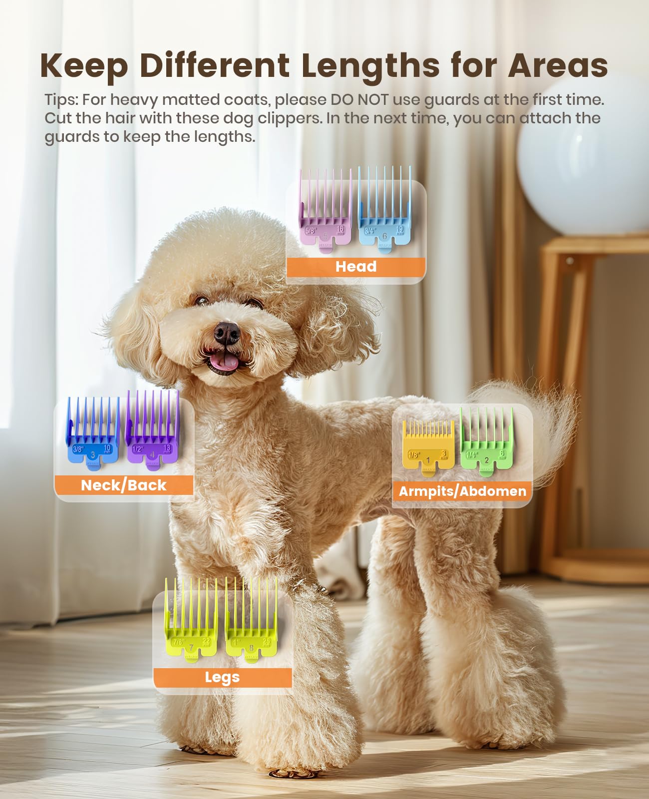 oneisall cortapelos bajo ruido, ideal para perros sensibles.