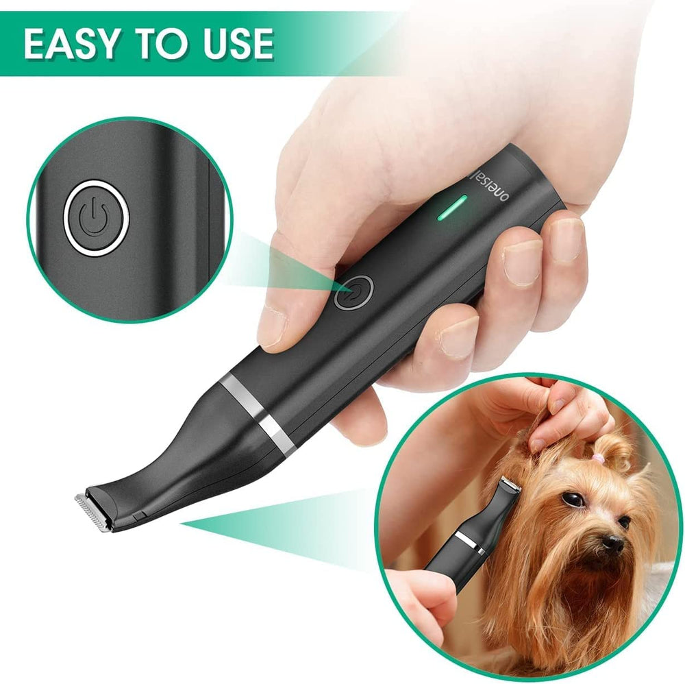 oneisall cortapelos para perros, patas con recorte controlado gracias a hojas dobles.