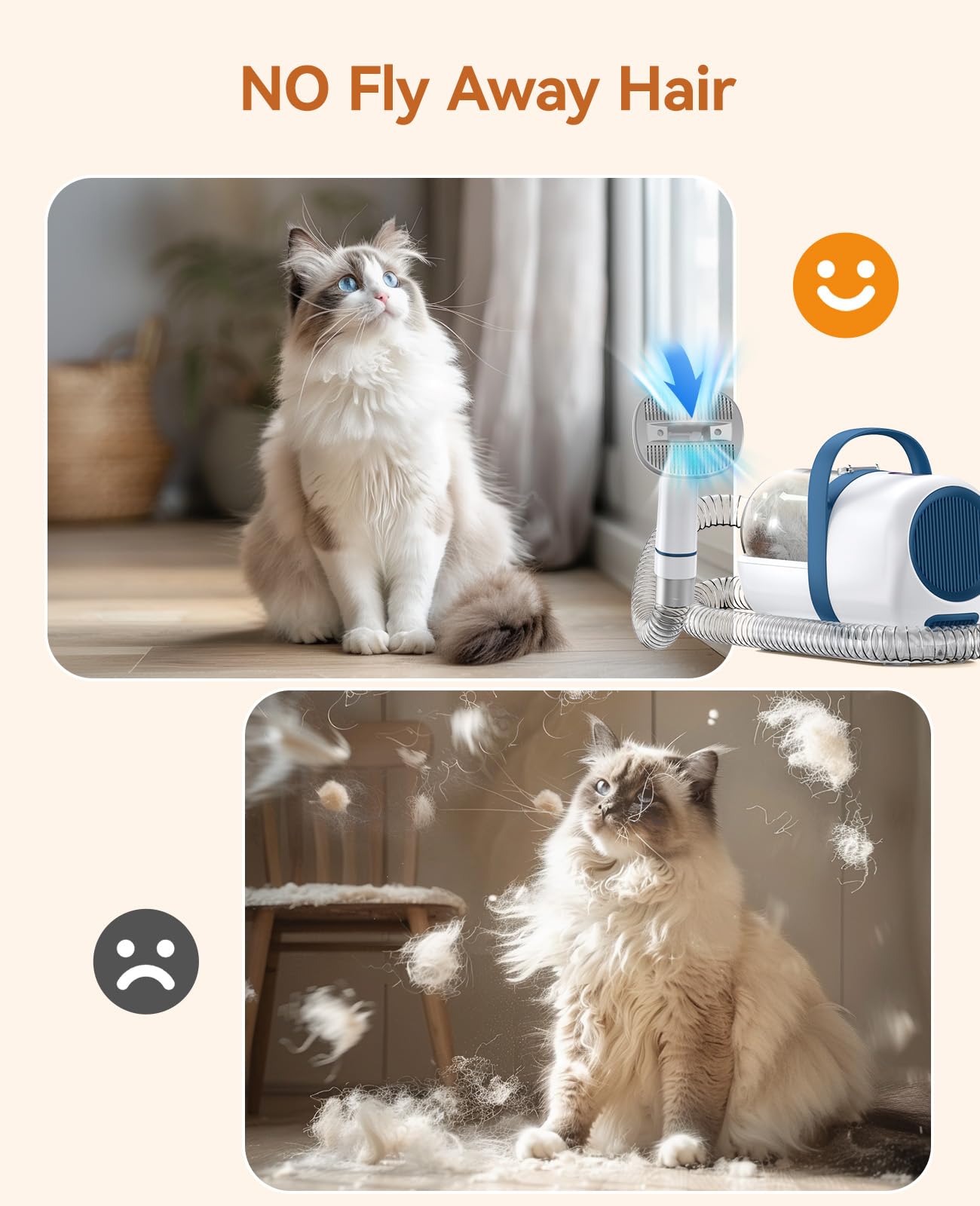 Oneisall herramientas-cuidado-gato-completo: juego práctico para mantener el pelaje.