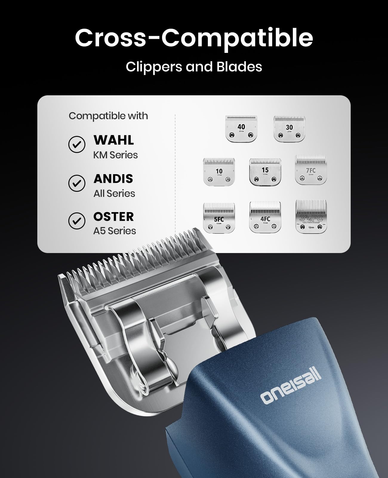oneisall hojas intercambiables compatibles con marcas populares