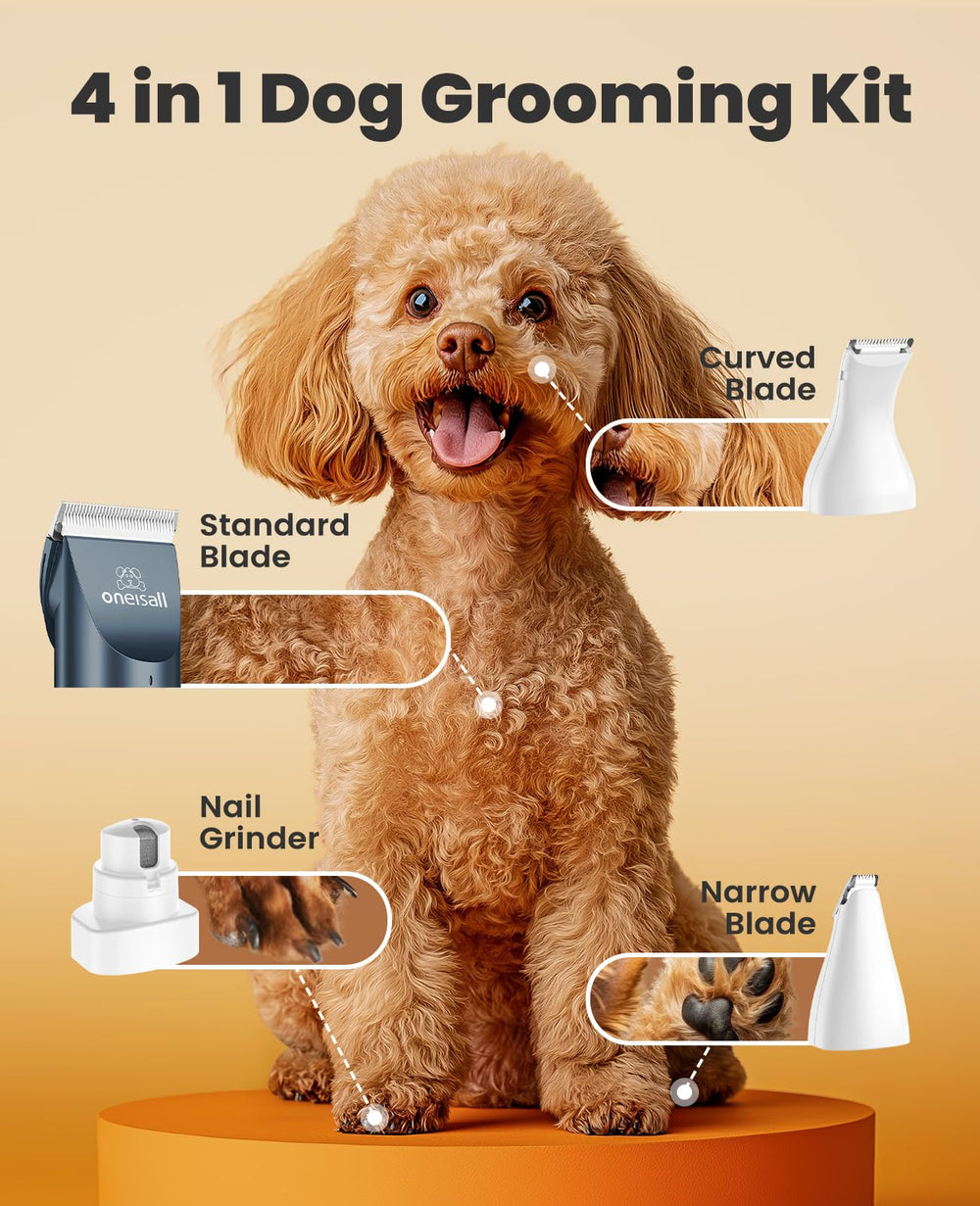 oneisall kit 2 en 1 para mascotas ofrece grooming completo en casa