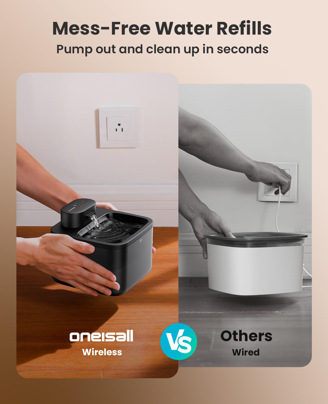 oneisall sensor movimiento, hidratación al acercarse tu gato