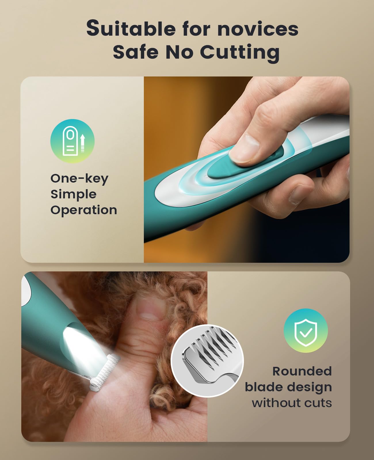 oneisall adecuada para orejas, cara y patas con precisión.