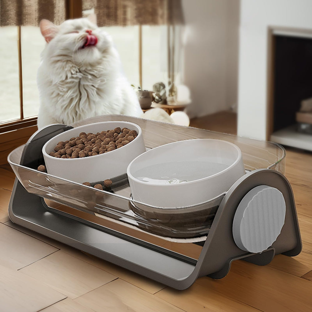 Oneluck kit duo tazones espaciosos: perfecto para gato mediano