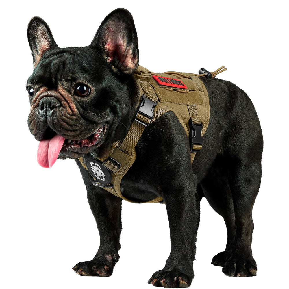 OneTigris arnés canino táctico frontal para control cómodo en paseos.