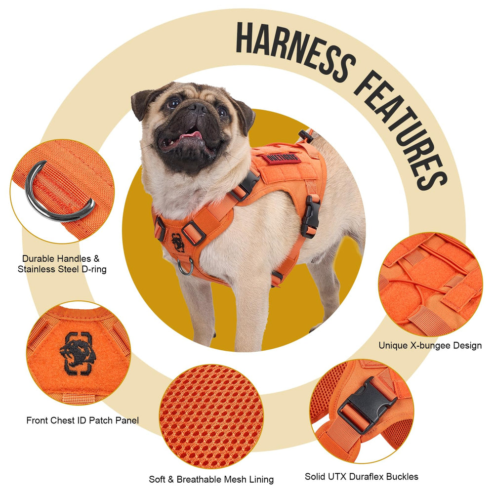 ONETIGRIS arnés con tallas XS a XL para perros variados.
