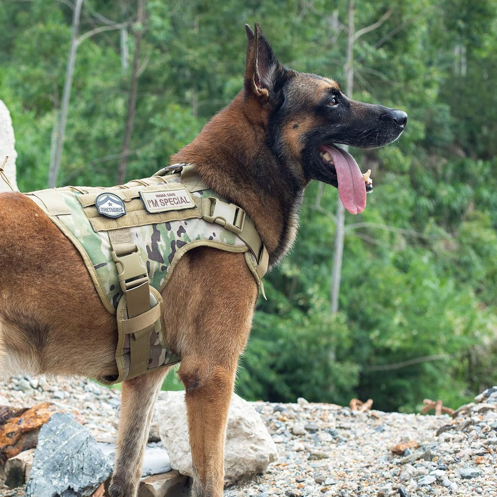 Arnés ONETIGRIS en camuflaje para uso en senderos.