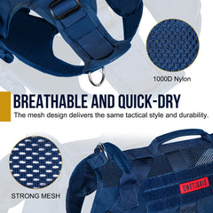 OneTigris panel MOLLE lateral para accesorios útiles durante caminatas.