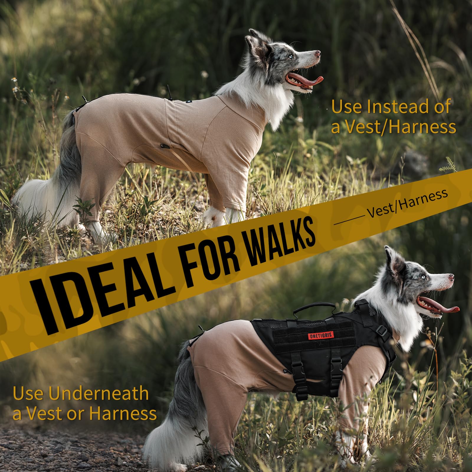 ONETIGRIS pijama diario para perro, ideal para días fríos