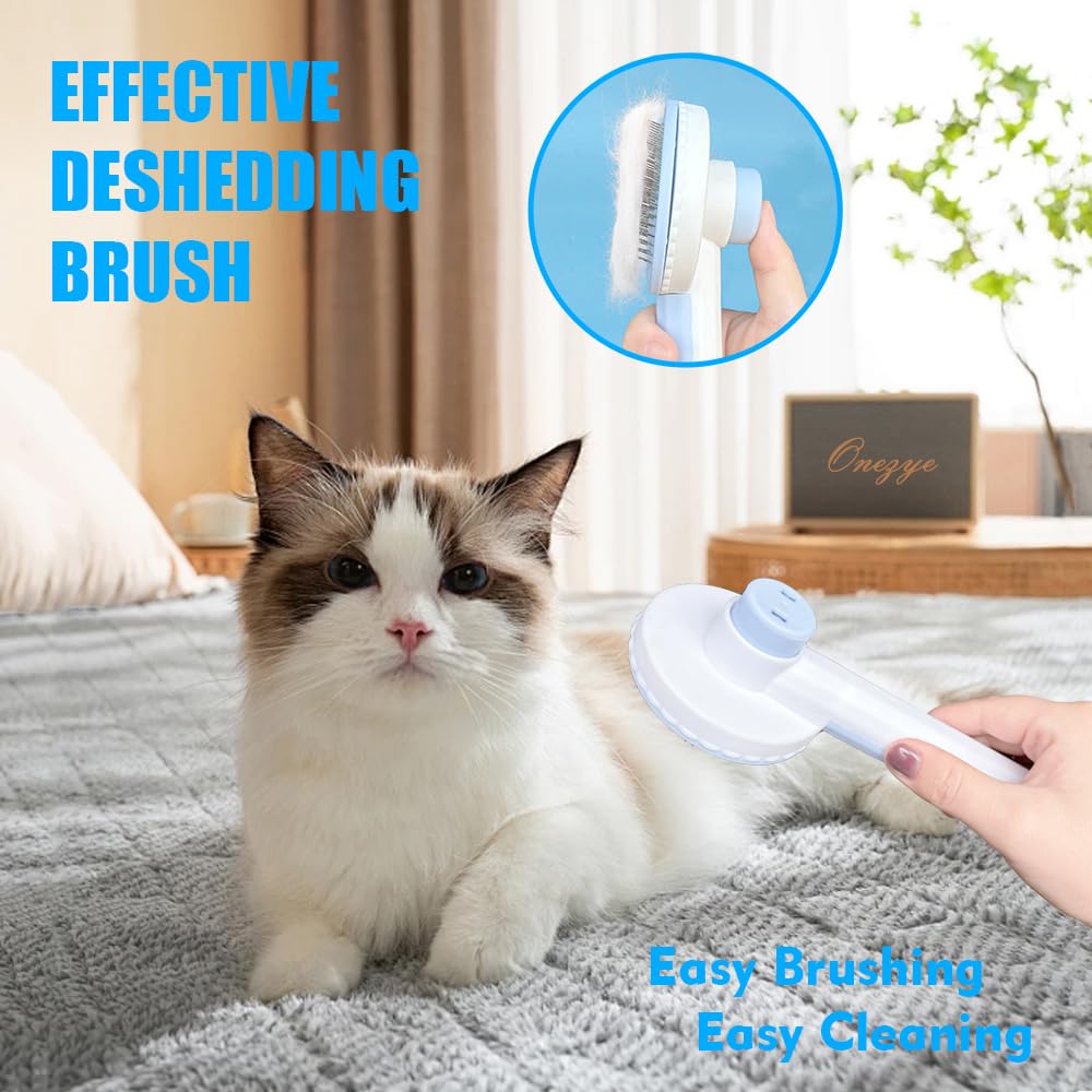 ONEZYE peines-aguja para desenredar gatos: desenredos más suaves sin tirar.
